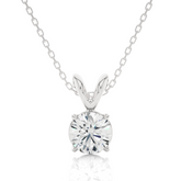 Solitaire Diamond Pendant